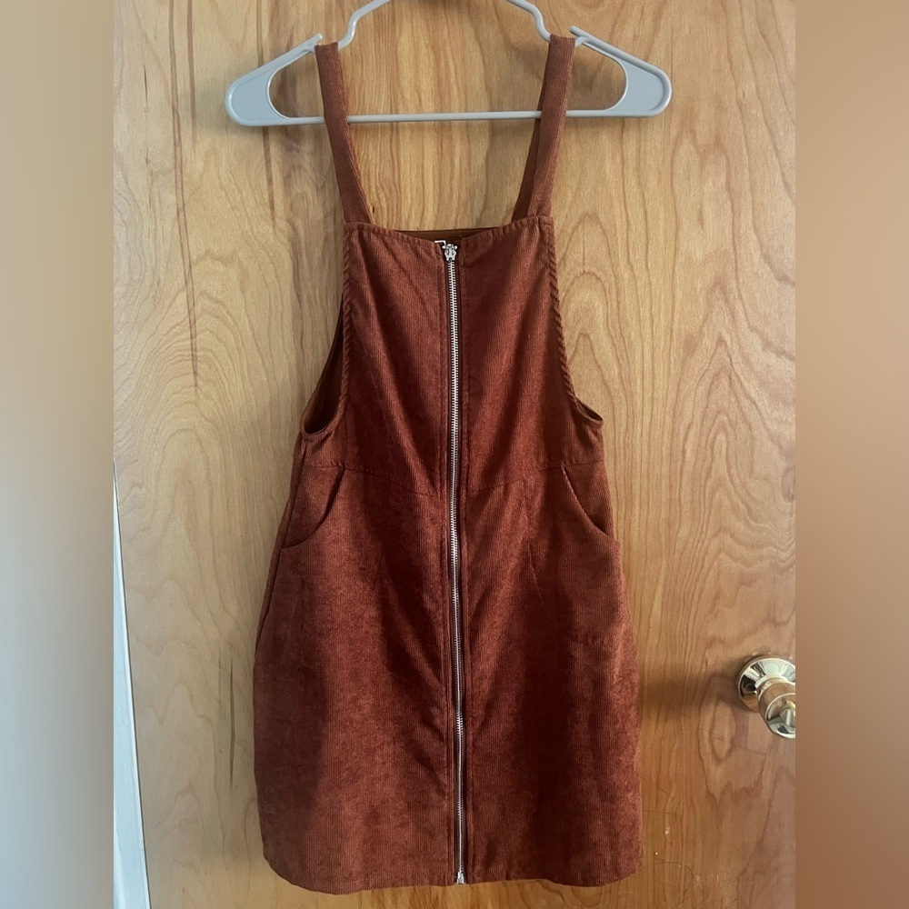 SHEIN Brown Midi Dress